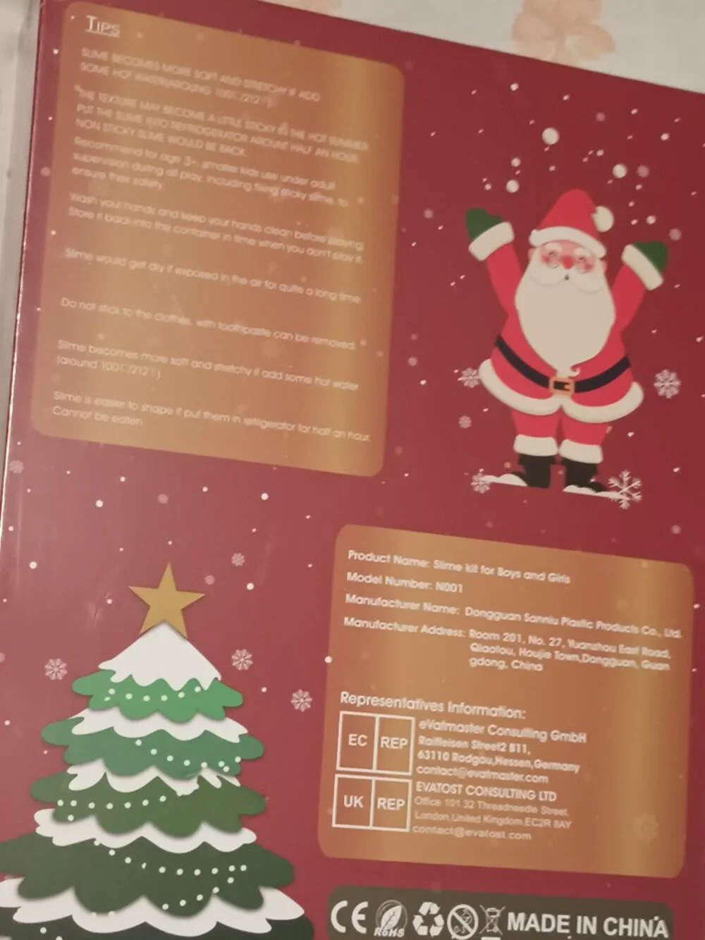 NEW 2025 Slime Advent Calendar Ages 5+